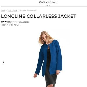 LTS Longline Collarless Jacket